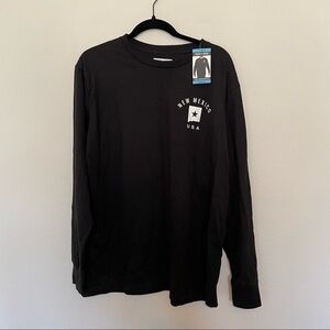 NWT state of mine New Mexico graphic black long sleeve mens t-shirt